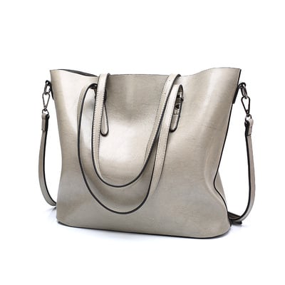 Women Top Handle Satchel Handbags Shoulder Bag Messenger Tote Bag Grey