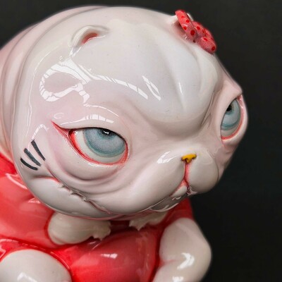 Art Creature by Katyushka Art "HELLO FATTY CAT"