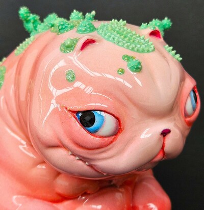 Art Creature by Katyushka Art "CACTUS CAT"