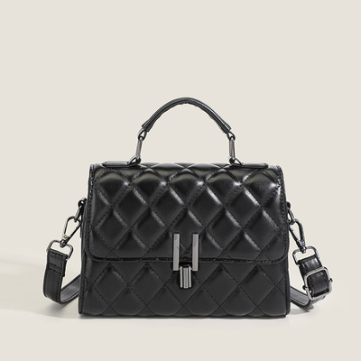 Women Satchel Bags Handle Shoulder Handbags and Purses Black