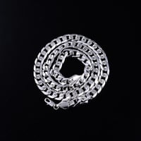 Men & Women Classic Link Chain Necklace – Trendy Stainless Steel Hip-Hop Jewelry in Gold & Silver - Thumbnail 3