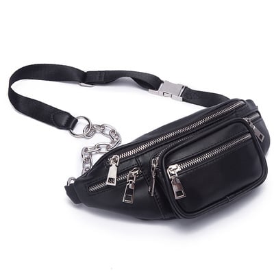 Ladies' Waist Bag Crossbody Bag Black