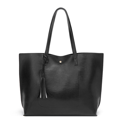 Women's Large Tote Purse Bag Black