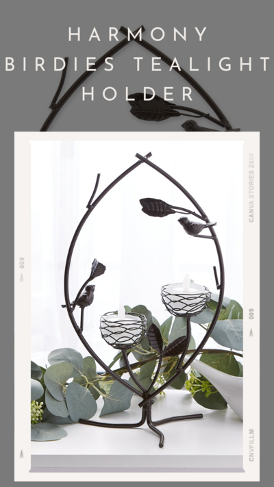 Harmony Birdies Tealight Holder