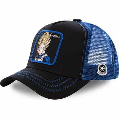Cartoon Dragon Ball Baseball Cap VEGETA Black