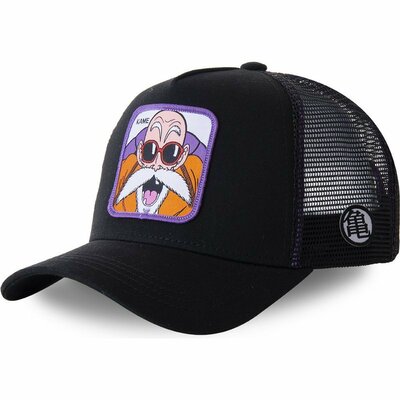 Cartoon Dragon Ball Baseball Cap KAME Black