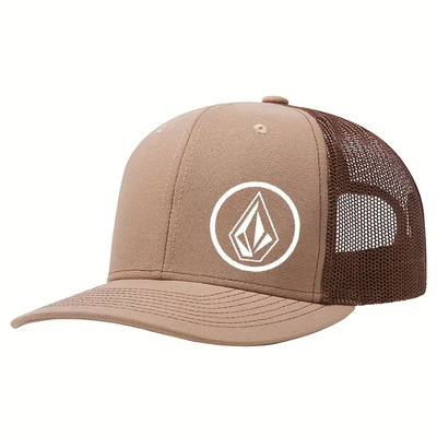 The World Trucker Baseball Cap Hat-Unisex Diamond Khaki