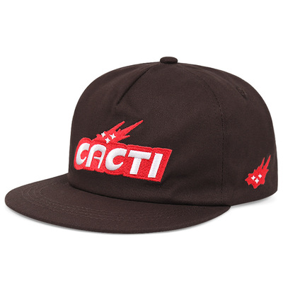 Travis Scott Baseball Cap CACTI Hat Brown