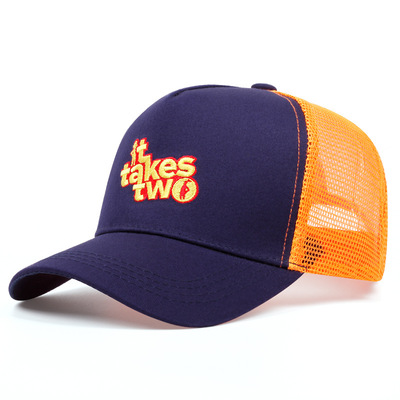 Embroidered Of IT TAKES Baseball Caps Outdoor Sports Mesh Peaked Cap Multi