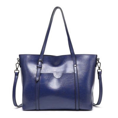 New Women Handbag Retro Tote Bag Blue