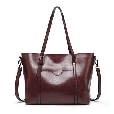 New Women Handbag Retro Tote Bag Brown