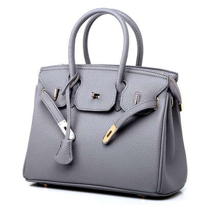 Fashion Platinum Bag Cross Shoulder Women's Handbag Grey