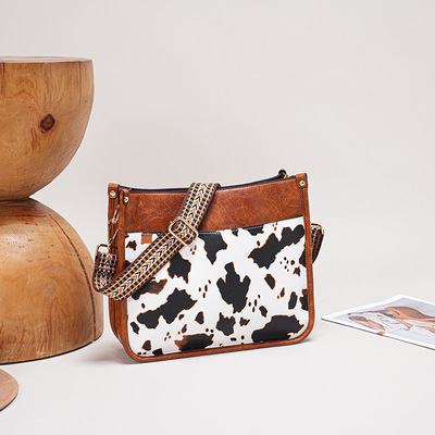 Fashion Women's Leopard Tote Bag Brown