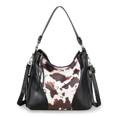 European and American Large Capacity Handbag Black