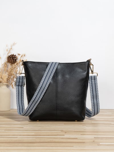 Women Shoulder Bag Vintage Crossbody Purse Handbag Black