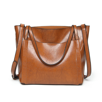 Women Purses and Handbags Leather Hobo Bags Brown