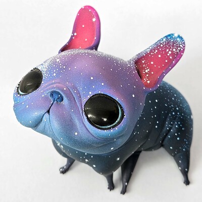 Art creature by katyushka art "cosmic dog"  - Thumbnail 1