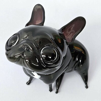 Art Creature by Katyushka Art "FRIEND Black DOG"