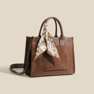 Women Purses and Handbags Shoulder Tote Bags Top Handle Satchel Brown