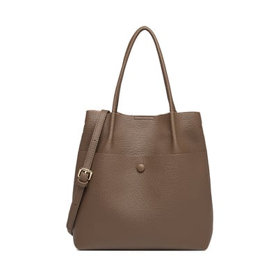 Women PU Leather Shoulder Bags Fashion Hobo Bags Brown