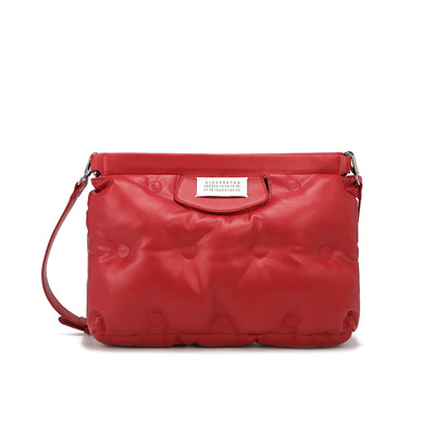 Ladies' PU Space Bag Soft Cotton High Quality Shoulder Crossbody Bag Red