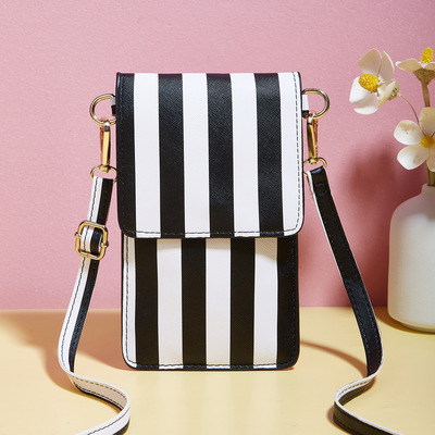 Ladies' Mobile Phone Bag Wallet Crossbody Bag Black