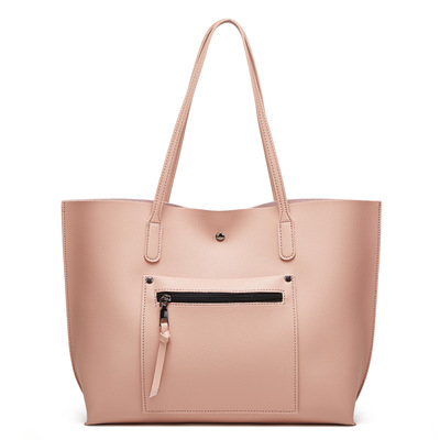 Ladies Leather Tote Shoulder Bag Handbag Purse Messenger Hobo Bag Pink