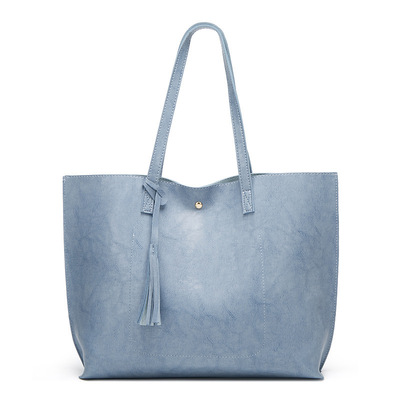 Women's Large Tote Purse Bag Blue