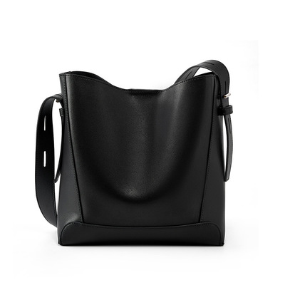 Genuine Leather Shoulder Bags Stylish Hobo Handbags Purses Crossbody Bags for Women Black
