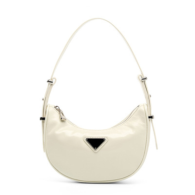 Women Soft Genuine Leather Purses and Handbags White
