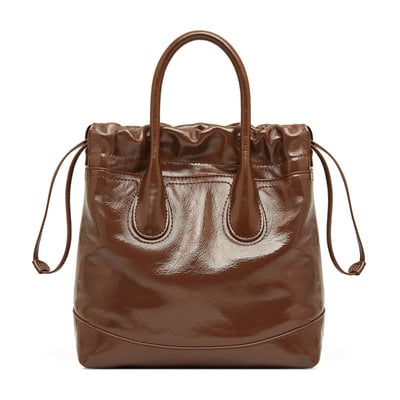 Genuine Leather Women's Handbag Diagonal Cross Bag Brown