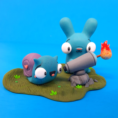 Apocalypse Snail Miniature Original Sculpt