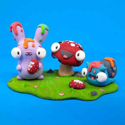 Technicolor Trip Miniature Original Sculpt