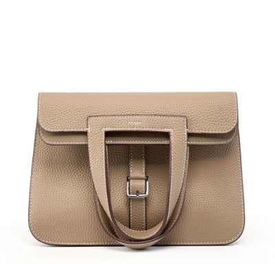 Womens Genuine Leather Casual Handbags Grey