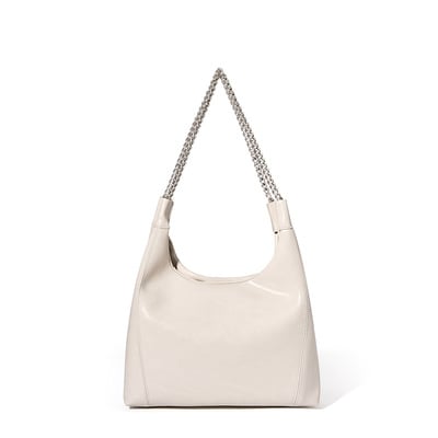 Women Genuine Leather Cute Tote Handbags Crossbody Bag White