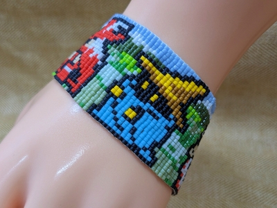 Pixel Bracelet - Fantasy Adventurers