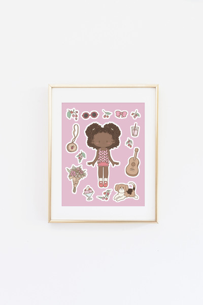 Raspberry Cutie - Summer Print