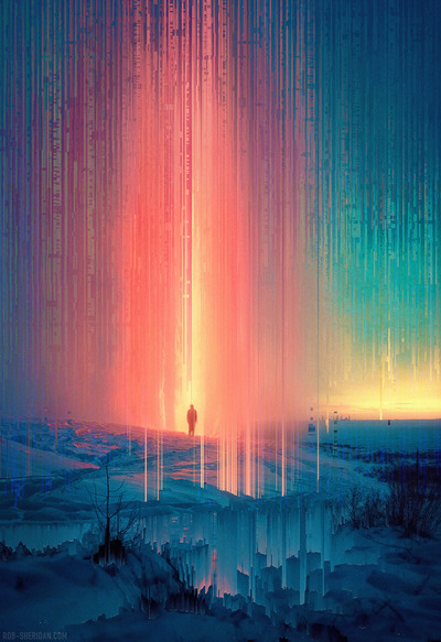 Precipice - large giclée print 14" x 21" - second edition