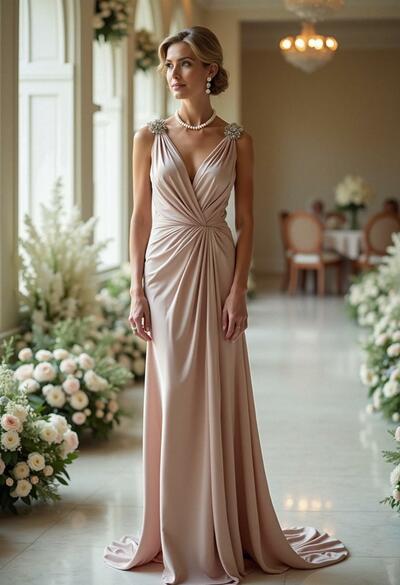 Elegant Sheath Mother of the Bride/Groom Dress Evening Formal Prom Dress