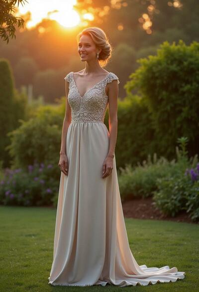 Elegant Sheath Lace Mother of the Bride/Groom Dress Evening Formal Prom Dress