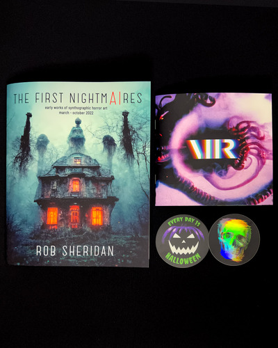 RARE: 2-pack NightmAIres + VIIR art zines with bonus stickers