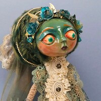 Art Doll "Victorian Doll XIV"  by ALEXANDRA C. THOMAS  - Thumbnail 4