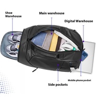 Men's Multifunctional Oxford Cloth Business Backpack – Durable & Professional - Thumbnail 4