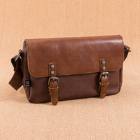 Men's PU Leather Retro Flip Shoulder Bag – Stylish Crossbody for Leisure & Travel - Thumbnail 4
