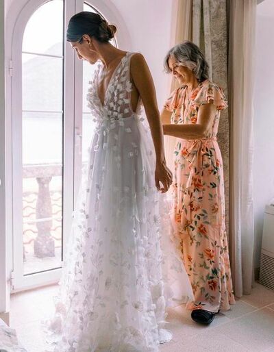 Elegant A Line Lace Wedding Dress Bridal Gown Wedding Gown