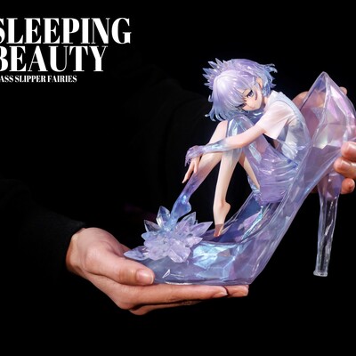 Bishoujo arttoy by weartdoing "sleeping beauty-glass slipper fairies-white"  - Thumbnail 3