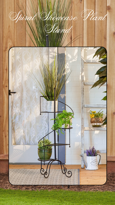 Spiral Showcase Plant Stand
