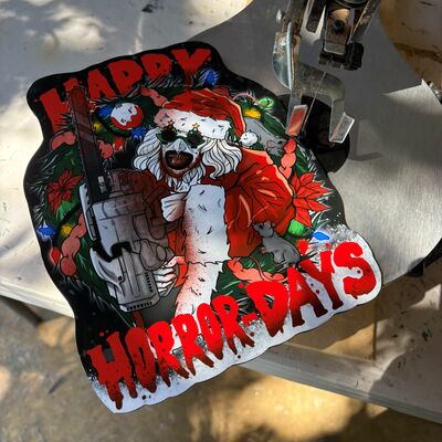 Happy Horrordays (Terrifier) Woodcut (All Sizes)