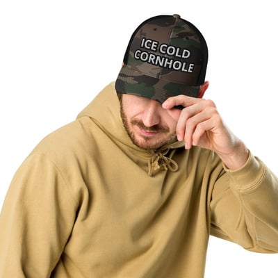Ice Cold Camouflage trucker hat