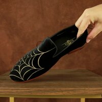 Loafers men's cowhide business suedet leather shoes - Thumbnail 3